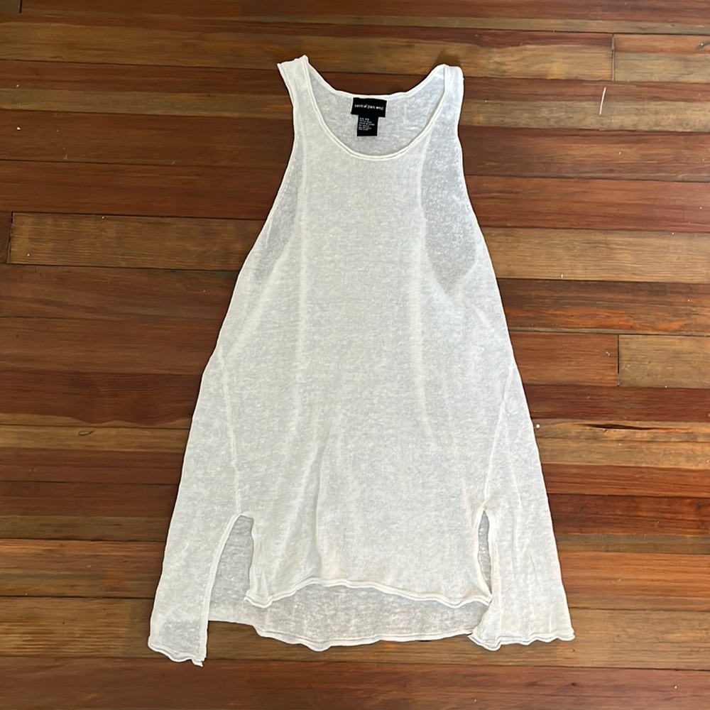 Central Park West Linen Tank XS EUC